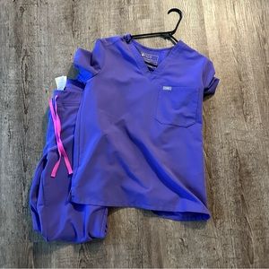 Figs amethyst small Scrub set